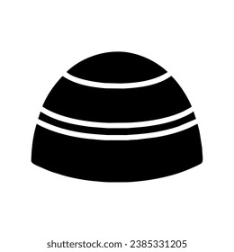 kippah icon design vector isolated