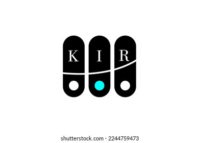 KIR LETTER and ALPHABET LOGO DESIGN