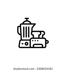 kirchenware icon with black color