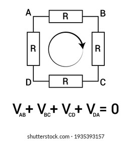 Kirchhoff's Voltage Law Circuit Diagram