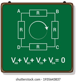 Kirchhoff's Voltage Law Circuit Diagram