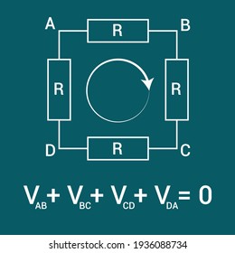 Kirchhoff's Voltage Law Circuit Diagram