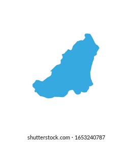 Kirehe region map in Rwanda country