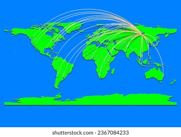 Kirensk, Russland Karte - Concept map for Kirensk, Russia on World map. Geeignet für Exportkonzepte. Die Datei eignet sich für die digitale Bearbeitung und Drucke aller Größen.