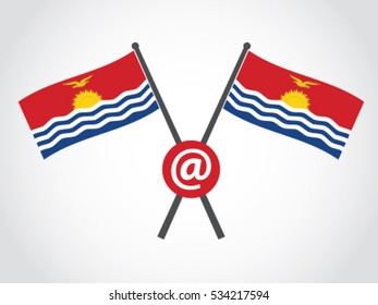 Kiribati Emblem Email Digital