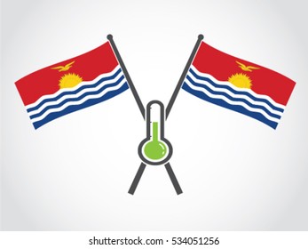 Kiribati Emblem Normal Temperature
