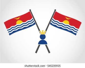 Kiribati Emblem Queen