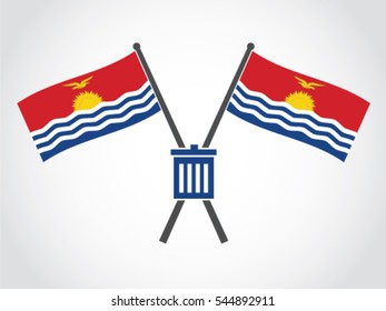 Kiribati Emblem Trash
