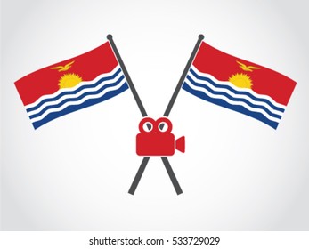 Kiribati Emblem Video Camera