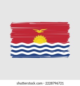 Kiribati Flag-Vektorgrafik