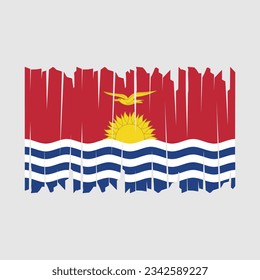 Kiribati Flag-Vektorgrafik