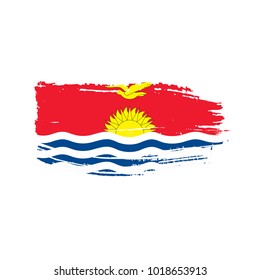 Kiribati flag, vector illustration
