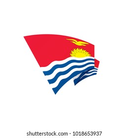 Kiribati flag, vector illustration
