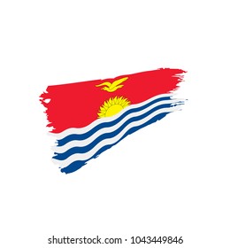 Kiribati flag, vector illustration