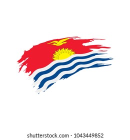 Kiribati flag, vector illustration