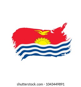 Kiribati flag, vector illustration