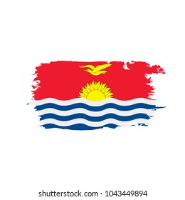 Kiribati flag, vector illustration