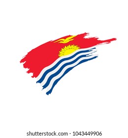 Kiribati flag, vector illustration
