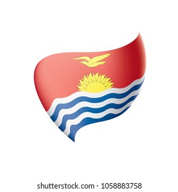 Kiribati flag, vector illustration