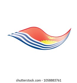Kiribati flag, vector illustration