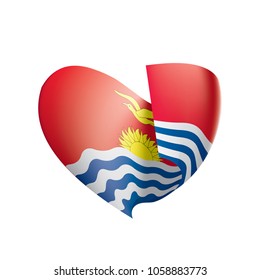 Kiribati flag, vector illustration