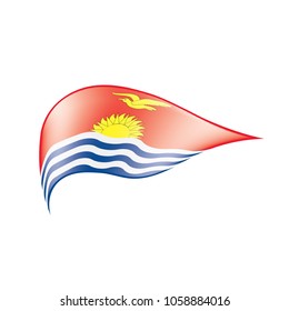 Kiribati flag, vector illustration