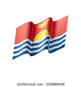 Kiribati flag, vector illustration