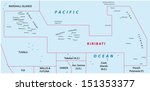 kiribati map