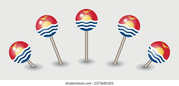 Symbol für das Symbol der nationalen Karte von Kiribati