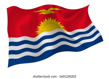 Kiribati flag Royalty Free Stock SVG Vector