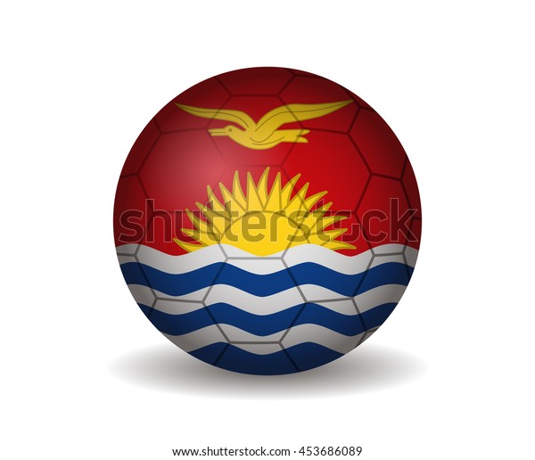 Kiribati Soccer Ball Stock Vector (Royalty Free) 453686089 | Shutterstock