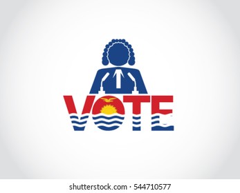 Kiribati Vote Podium Judge