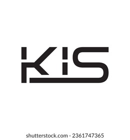 KIS  Logo Design template vector	
