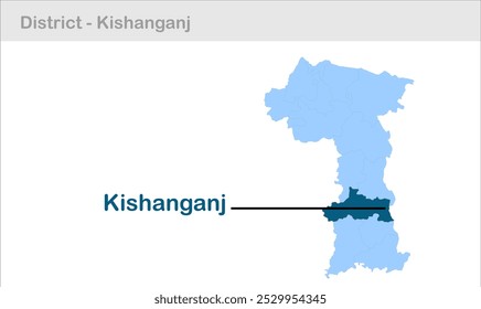 Kishanganj sub-district map, Madhepura District, Bihar State, Republic of India, Government of Bihar, Indian territory, Eastern India, politics, village, tourism