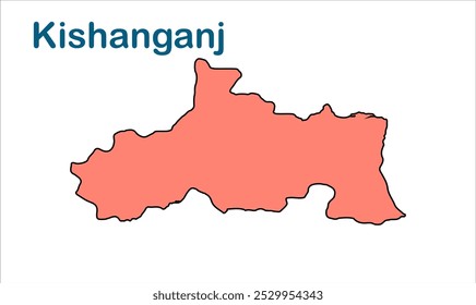 Kishanganj subdivision map, Madhepura District, Bihar State, Republic of India, Government of Bihar, Indian territory, Eastern India, politics, village, tourism