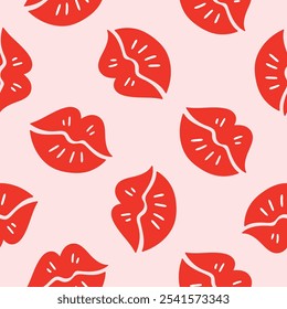 Kiss Background Kiss Pattern San Valentines Background