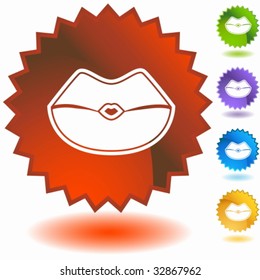 Kiss Badge