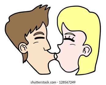 Kiss couple