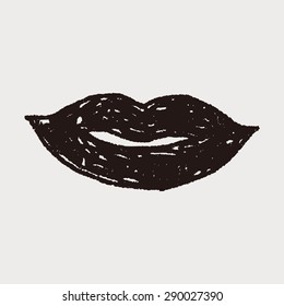 kiss doodle
