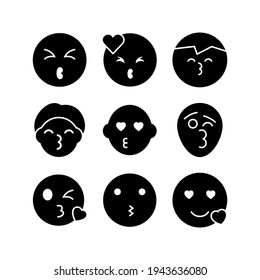 kiss icon or logo isolated sign symbol vector illustration - Collection of high quality black style vector icons

