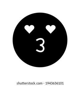 kiss icon or logo isolated sign symbol vector illustration - high quality black style vector icons
