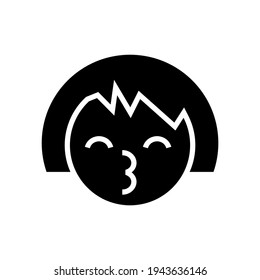 kiss icon or logo isolated sign symbol vector illustration - high quality black style vector icons
