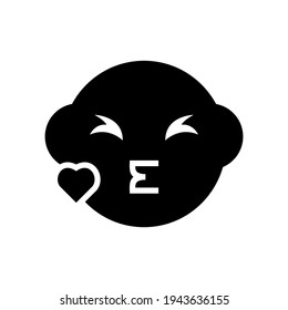kiss icon or logo isolated sign symbol vector illustration - high quality black style vector icons
