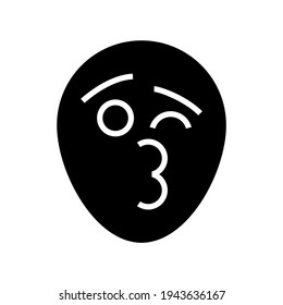 kiss icon or logo isolated sign symbol vector illustration - high quality black style vector icons
