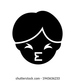 kiss icon or logo isolated sign symbol vector illustration - high quality black style vector icons
