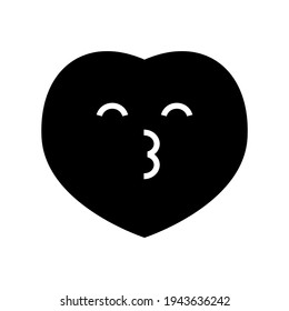 kiss icon or logo isolated sign symbol vector illustration - high quality black style vector icons
