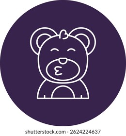 Kiss Line vector Icon Design
