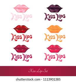 Kiss Lips Set