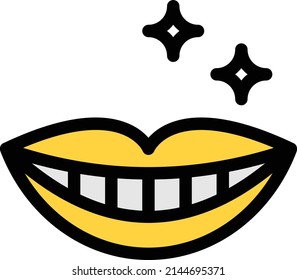 Kiss Lips Valentine Icon Isolated on Black and White Vector Graphic