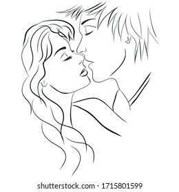 Cartoon Images Of Girl And Boy Kissing Images Stock Photos Vectors Shutterstock